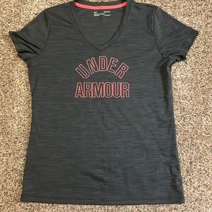 Under Armour shirt gray/pink